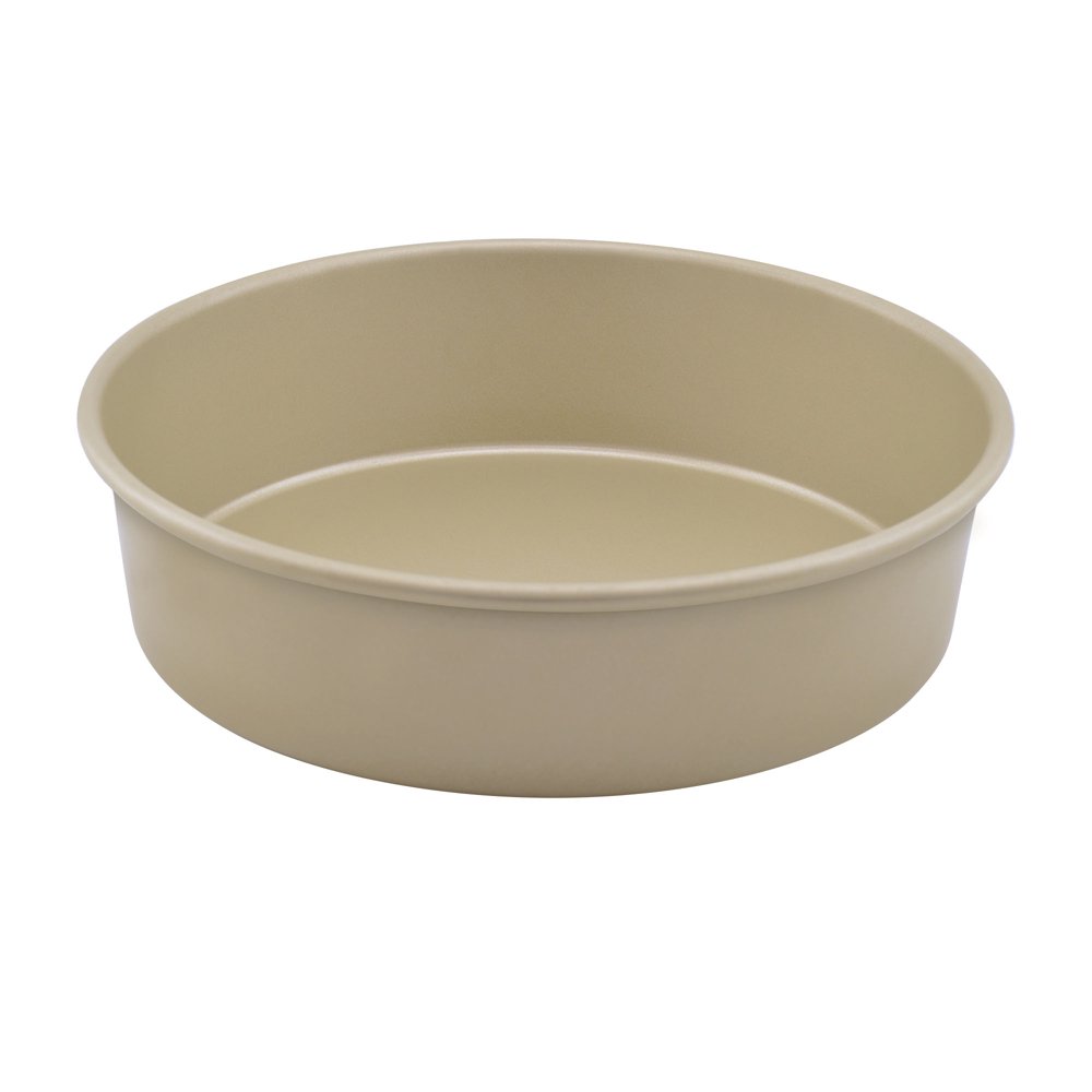 Mainstays Gold Nonstick Aluminized 9" Diameter Round Cake Pan, Layer