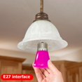 thumbnail image 4 of Lampara E27 3W LED Corona Ahorro de energía Bombillas Holiday Home Party Lámpara (Púrpura) Likrtyny Lámpara, 4 of 5