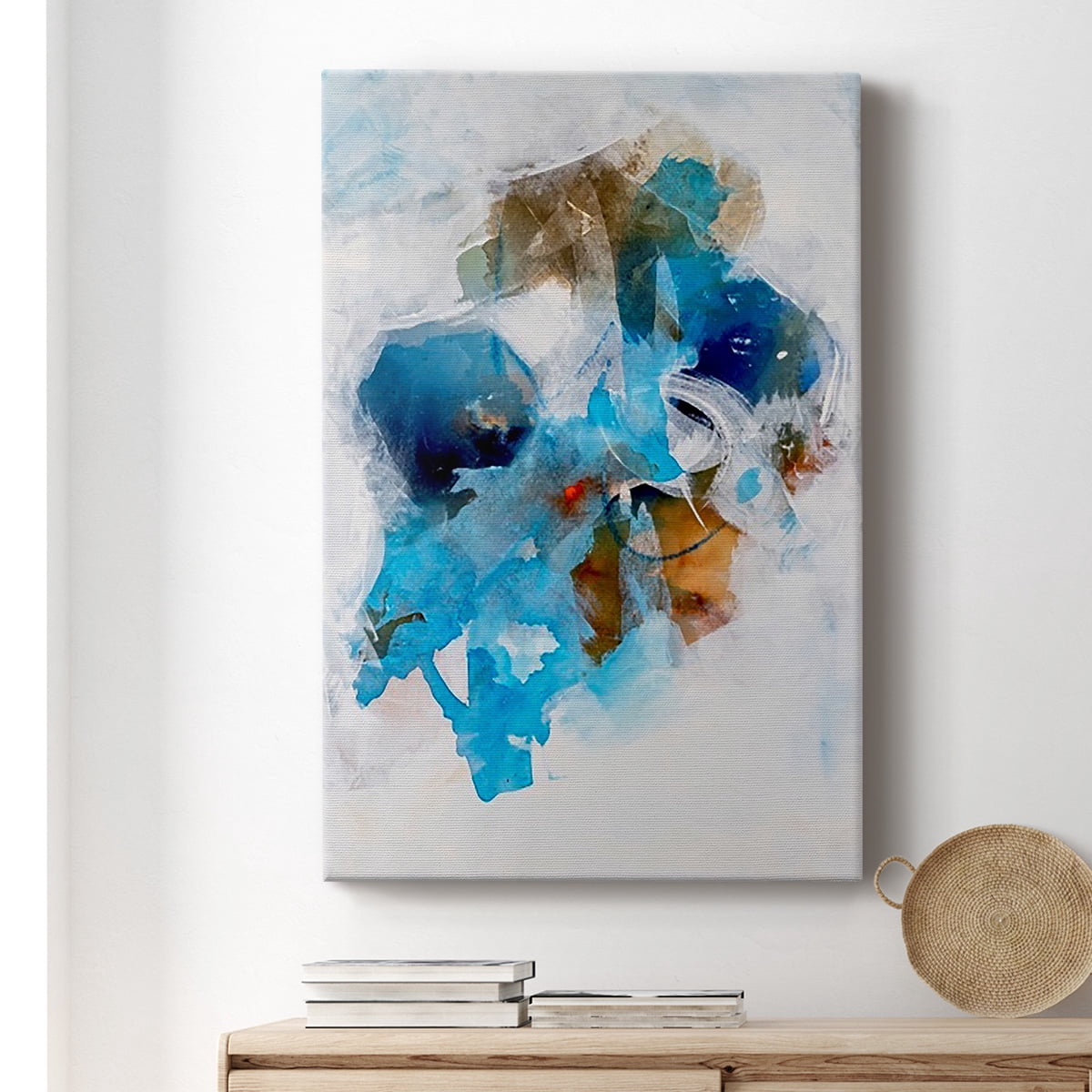 Misty Blue I Premium Gallery Wrapped Canvas - Ready to Hang