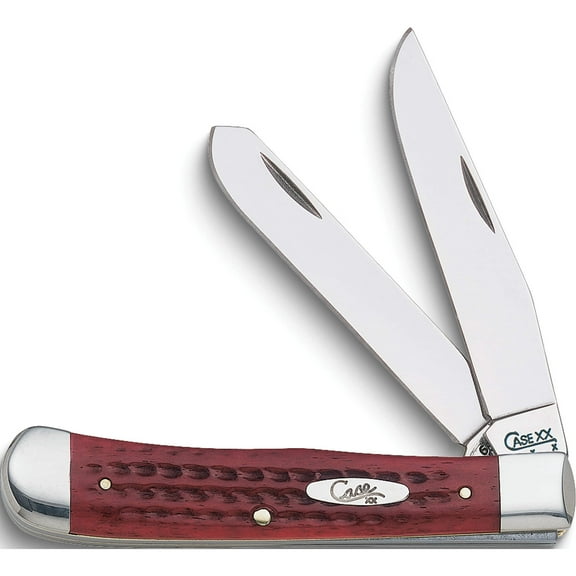 Fashion Case Pocket Worn Old Red Trapper Knife (4.5 X 1.63) Made In United States gm545