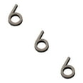 thumbnail image 1 of bedienty Office Plastic 3D Door Signs Indoor Address Plaques Plate Meeting Room Number 6 3Set, 1 of 6