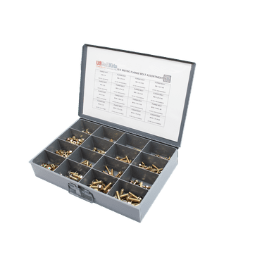 525 Piece Metric Class 10.9 Flange Bolt Assortment