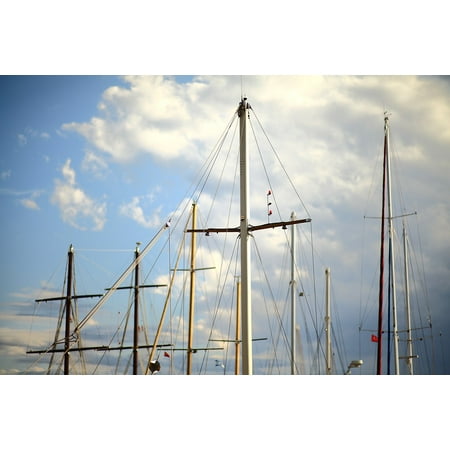 Direct Ship - Laminated Poster Beach Direct Nature Sailboat Peace Sail Ship Poster Print 11 x 17
