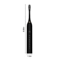 thumbnail image 3 of LSLJS Sound Wave Rechargeable Electric Toothbrush for Adults and Kids,Travel Wave Toothbrush with 4 Brush Heads, Travel Case,Bracket,6 Modes PowerToothbrush, Electric Toothbrush, 3 of 9