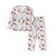 thumbnail image 1 of Fotbe Koi Fish Corals,Spring Summer Conjunto de Pijama de Manga Larga para Mujer con Estampado, Ropa de Dormir de 2 Piezas, Conjunto de Casa Suave y Cómodo con Bolsillos-X-Large, 1 of 7