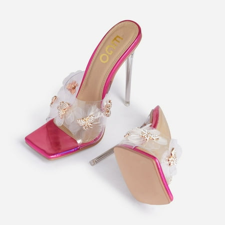 lemonade square toe heels