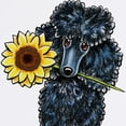 thumbnail image 2 of CafePress - Sunny Black Poodle Mousepad - Non-slip Rubber Mousepad, Gaming Mouse Pad, 2 of 3
