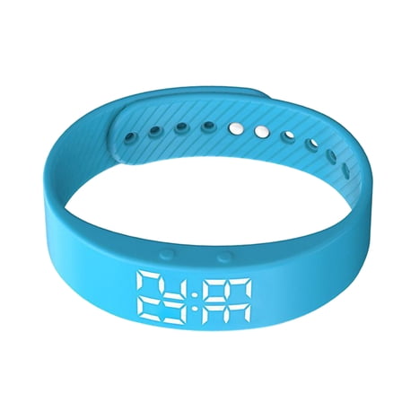 SEWCHICS Smart Watch Blue Accurately Track Steps and Calories All Day