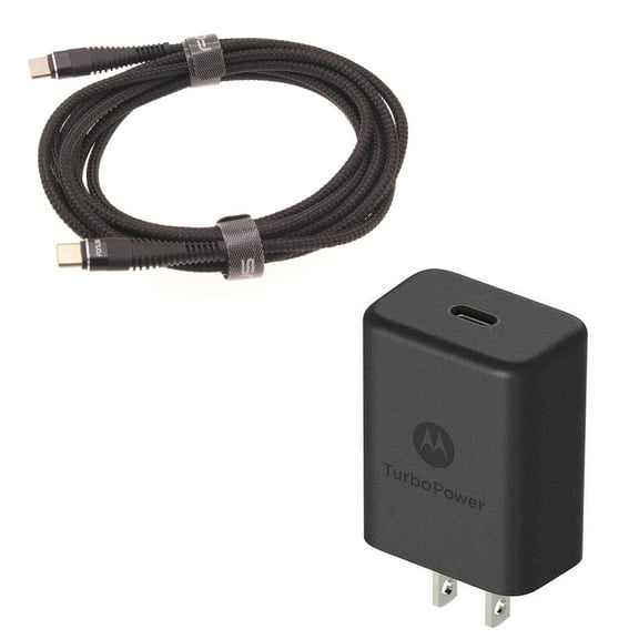 For Moto G Stylus (2023)/(2022) - 27W Fast Home Charger, TurboPower PD 6ft TYPE-C Cable USB-C Power Adapter Travel for Motorola Moto G Stylus (2023)/(2022) Phones