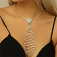 thumbnail image 5 of Sexy Women Rhinestone Bling Bow Tie Fashion Necktie Choker Necklace Elegant Statement Jewelry for Her, 5 of 7