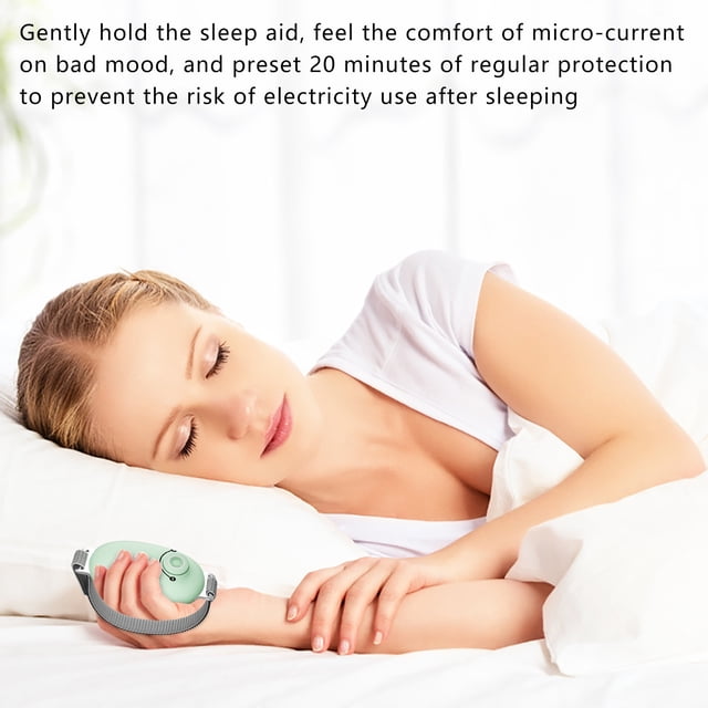 Suncoda Sleep Apparatus, Spring Intelligent Sleep Instrument Tranquilizes The Nerves,Current Massage Bracelet, Sleep Aid, Auxiliary Sleep Artifact