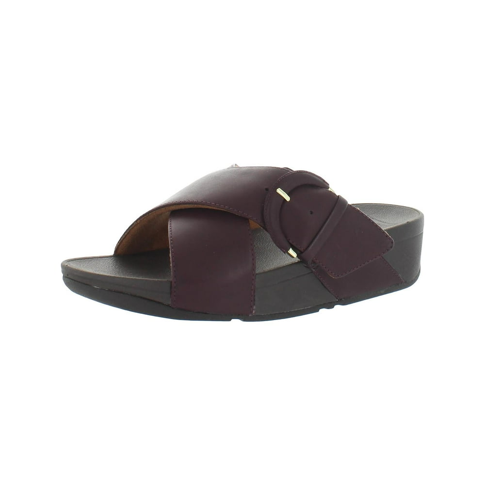 fitflop duo buckle slide sandals
