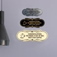 thumbnail image 4 of Designer Congratulations, you made it out of bed. Next step, Coffee Sign (Black Gold) - Large, 4 of 4