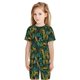 thumbnail image 5 of Balery Jungle Leopard Yellow Conjunto de Pijama Infantil de Manga Corta con Estampado – Ropa de Dormir de Algodón Suave-4X-Large, 5 of 5