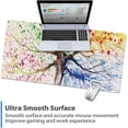 thumbnail image 5 of armdgodx Non Slip Waterproof PU Leather Large Desk Pad, 31.5 x 15.7, Lucky Tree Painting, 5 of 6