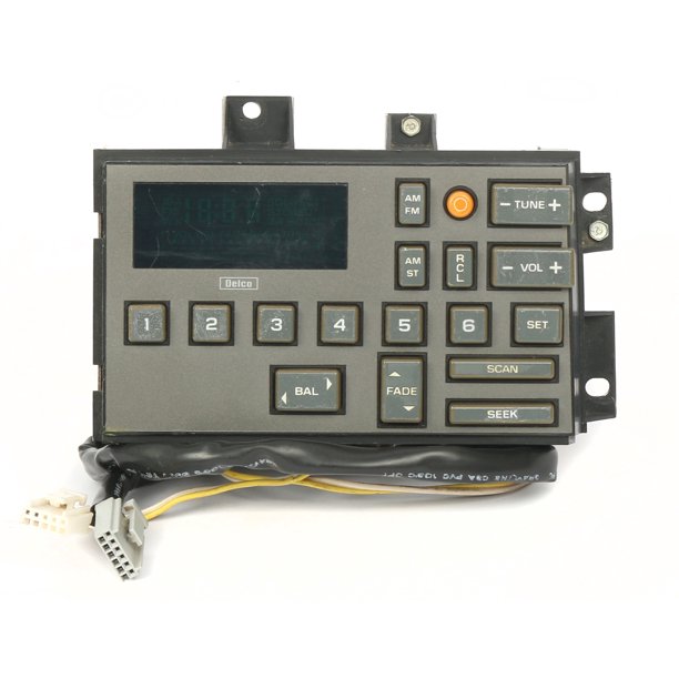 198894 Chevy Truck Radio Control Head Factory GM Delco EQ Version PN 16154435 Refurbished