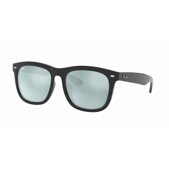 RAY-BAN RB4260D RB4260D Square Shape Sunglasses Black Frame | Silver Mirror - Lens 57mm