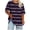 #151-Purple, variant on Craaazy Women's Fashion Plus Size Oversized Colorful Print Crew Neck Short Sleeve T-Shirt for Daily Wear Gifts