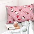 thumbnail image 4 of Kdxio Cotton Pillow Cases 20"x30" Pillowcases,Soft and Breathable Bedroom Pillow Cases-Gnome With Heart-No Pillow Core, 4 of 5