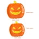 thumbnail image 4 of 20 platos de papel desechables con forma de calabaza, cubiertos para Halloween, pasteles y postres., 4 of 5