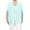 Aqua, variant on Women's Plus Size Short Sleeves Draped Open Front Casual Solid Cardigan