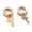 Gold, variant on Stainless Steel Cross Clip-on Earrings Hypoallergenic Gold Silver Purple Z342-Gold