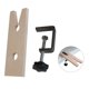thumbnail image 4 of Juego de Pin de Banco de Madera, Madera Dura Pinza de Banco para Taladrar Sunnimix Pin de Banco Ranura en V, 4 of 8