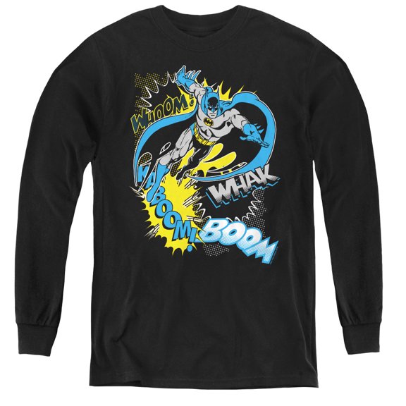 Batman - Bat Effects - Youth Long Sleeve Shirt - Medium