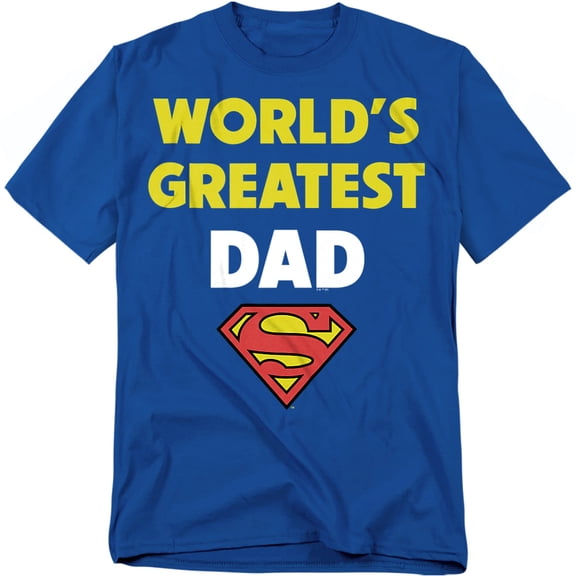 Superman T-Shirt Father'S Day World'S Greatest Dad Unisex Graphic Tee for Men & Women