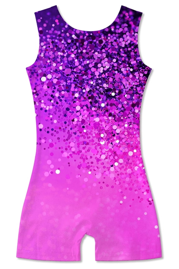 Girls Gymnastics Leotards Toddler Unitard Biketard Clothes Cute Kid Dance Outfit 2-10T