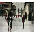 thumbnail image 2 of Radzetska, Elena 17x15 White Modern Wood Framed Museum Art Print Titled - City scene II, 2 of 4