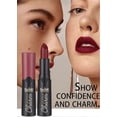 thumbnail image 2 of Lápiz labial mate Baolishi resistente al agua, de larga duración, aterciopelado, mate, color nude, rojo, brillo de labios, maquillaje cosmético, lápices labiales, brillo de labios, color 04, 2 of 5