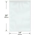 thumbnail image 2 of Plymor 14" x 20" (Pack of 100), 6 Mil Industrial Duty Zipper Reclosable Plastic Bags, 2 of 3