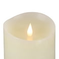 thumbnail image 5 of HGTV Home Collection Heritage Real Motion Real Motion Flameless Candle Ivory with Warm White LED Lights, 8 in, 5 of 5