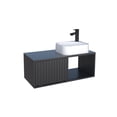 thumbnail image 3 of Mueble de Baño Premium: Gabinete Negro Mate + Lavabo Cerámico Moderno 102495, 3 of 4