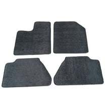 Ikon Motorsports Compatible with 07-13 Ford Edge OE Factory Style Gray Nylon Carpet Car Floor Mats Front Rear 4pcs 2007 2008 2009 2010 2011 2012 2013