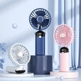 thumbnail image 4 of Naiovety Fan recargable portátil con la ejecución portátil del cuello de la fan potente estupenda larga del PDA del tiempo de trabajo Electrodomésticos, 4 of 5