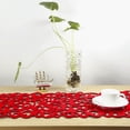 thumbnail image 4 of Hzzsbu Rectangle Felt Table Runners Openwork Floral Design Hollow Coasters Tablecloth Placemats Home Tea Table Cloth Wedding Decor, 4 of 7