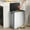 sliver, variant on Gaderth Dual Trash And Recycling Bins For Kitchen, 16 Gallon Stainless Steel Garbage And Recycle Bin Combo Bathroom Trash Can For Large Families, Dual Trash Can With Soft Close Lid