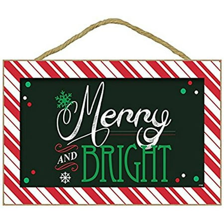 Merry Christmas Plaque - Christmas Holiday Wall Hanging Decor 7