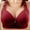Red Everyday Bras, variant on Olyvenn Women's Lightly Padded Wirefree Bra Comfort Full-Coverage Bras Plus Size Support Mini Bra Seamless Brassiere Bralette Black 36/80