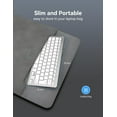 2.4G Wireless Keyboard, Small Wireless Keyboard with Media