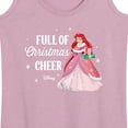 thumbnail image 3 of Disney - Full Of Christmas Cheer Ariel - Women's Racerback Tank Top, 3 of 5