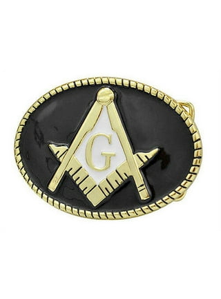 Round Triangle Logo Buckle Belt