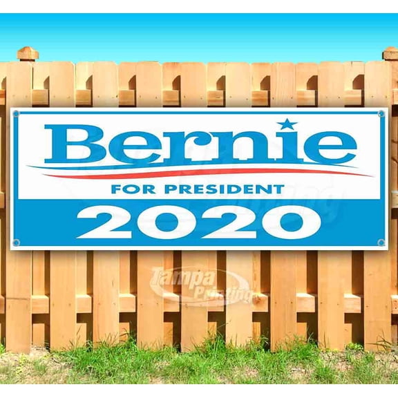 Bernie 2020 13 oz Vinyl Banner With Metal Grommets