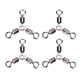 thumbnail image 1 of 20 Unids/set Durable 3 vías Pesca Giratorio Anillos Sólidos Conectores Accesorios (4#), 1 of 8