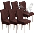 thumbnail image 1 of Waterproof Dining Chair Covers, Chair Covers for Dining Room, Stretch Chair Covers Parsons Chair Slipcover, Removable, Washable for Dining Room Kitchen Chair Protector Cover, 1 of 9
