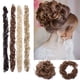 thumbnail image 2 of 1 pieza de paquetes de cabello para pelucas y tocados, paquetes de cabello enrollados, piezas de cabello largo y rizado y resortes Grubify, 2 of 5