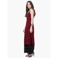 thumbnail image 3 of Indya Women's Strap Swank Kurta - Oxblood, 3 of 6