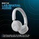 thumbnail image 3 of Auriculares inalámbricos JLab Go Lux ANC, blanco nube, cancelación activa de ruido híbrida, auriculares Bluetooth supraaurales premium, sonido personalizable, modo Be Aware, comodidad de espuma en la, 3 of 5